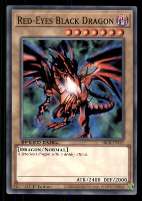 Yugioh Red-Eyes Black Dragon #SBCB-EN167 Speed Duel: Battle City Box LP-image