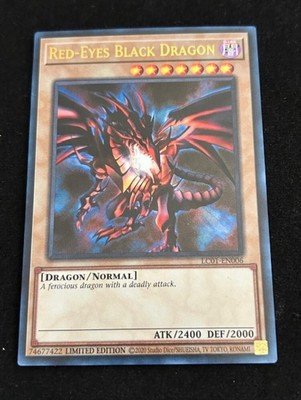 Red-Eyes Black Dragon [Ultra Rare] LC01-EN006 YuGiOh Legendary Collection: 25th-image