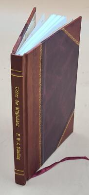 Ueber Die M?Glichkeit Einer Form Der Philosophie ?Berhaupt. Von [Leather Bound]-image