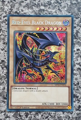 Yugioh MP24-EN054 Red-Eyes Black Dragon Prismatic Sec.. Rare MINT 10 1st Edition-image