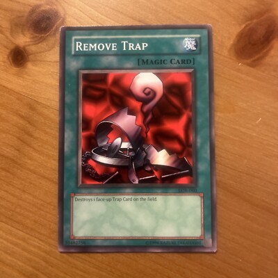 Yu-Gi-Oh! TCG Remove Trap Legend of Blue Eyes White Dragon LOB-060 Unlimited...-image