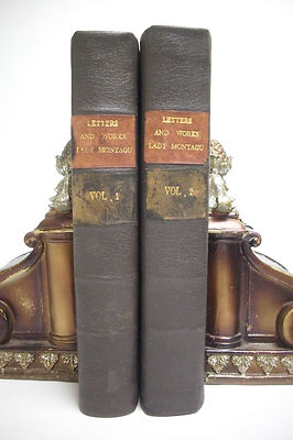 1837 2 Vol Set LETTERS AND WORKS OF LADY MARY WORTLEY MONTAGU *Turkey*Muslims-image
