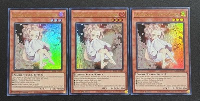 2025 YUGIOH 25TH RA04 1ST ED ULTRA RARE ASH BLOSSOM & JOYOUS SPRING X3 NM SET-image