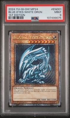 2024 YU-GI-OH! MP24-25TH ANV TIN: DUELING MIRRORS BLUE-EYES WHITE DRAGON PSA 9-image