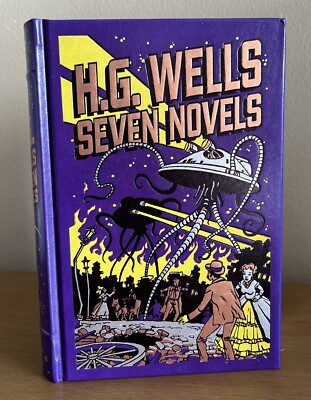H.G. WELLS SEVEN NOVELS (Barnes & Noble Leather Bound)-image
