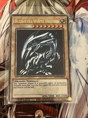 YUGIOH BLUE-EYES WHITE DRAGON QUARTER CENTURY SECRET RARE MP24-EN001-image