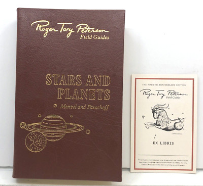 Roger Tory Peterson Field Guides STARS AND PLANETS Lifetime Collectors Ed 1984-image