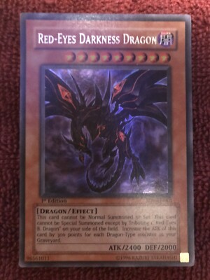 Red Eyes Darkness Dragon  *1st Edition* Sd1-EN001 Foil-image