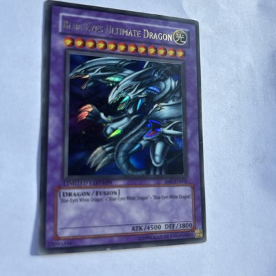 Blue Eyes Ultimate Dragon Limited Edition JMP-EN005 Secret Rare Yugioh Card-image