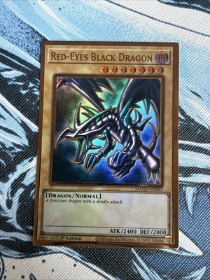 Red-Eyes Black Dragon MAGO-EN003 Maximum Gold 1st Edition-image