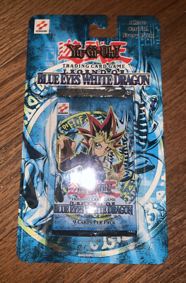 Yugioh Legend of Blue Eyes White Dragon Blister Pack OLD LOGO-image