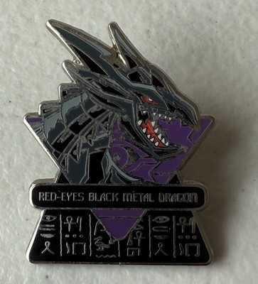 Yu-Gi-Oh! Red Eyes Black Metal Dragon Trading Pin Upper Deck 1st Edition 2003-image