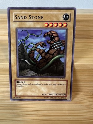 Yu-Gi-Oh! TCG Sand Stone Legend of Blue Eyes White Dragon LOB-109-image