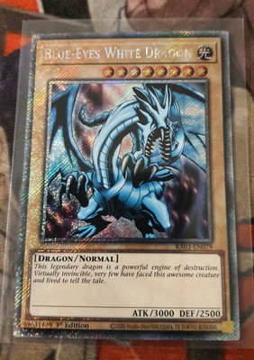 Blue-Eyes White Dragon (Platinum Secret Rare) RA03-EN079 Yu-Gi-Oh! TCG-image