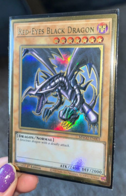 Red-Eyes Black Dragon MAGO-EN003 MAXIMUM GOLD 1st Edition-image