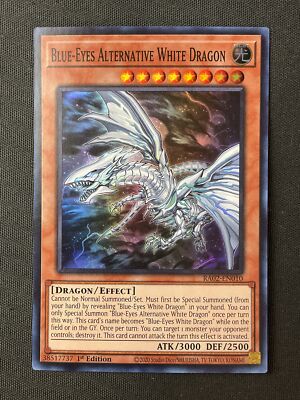 Yu-Gi-Oh TCG #RA02-EN010 Blue-Eyes Alternative White Dragon 1st Ed Super Rare NM-image