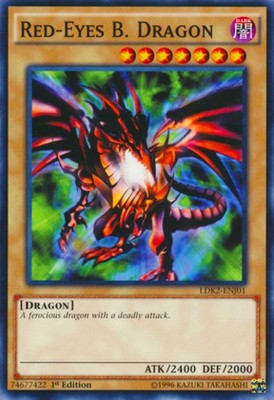 Red-Eyes B. Dragon - LDK2-ENJ01 - Common - 1st Edition Near Mint Legendary Decks-image