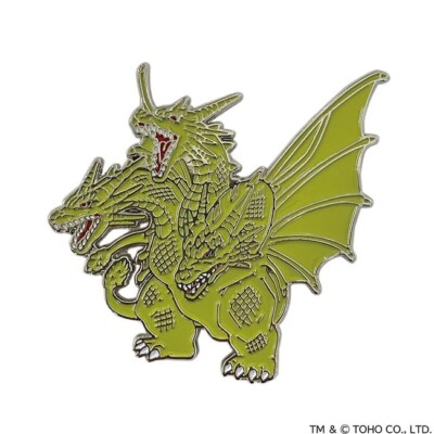 [Godzilla Store] King Ghidorah Metal Magnet From JP NEW-image