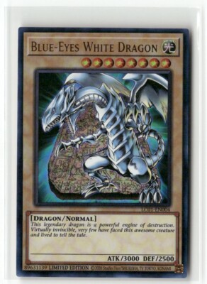 Blue-Eyes White Dragon (25th Anniversary Edition) LC01-EN004 NM Limited Yugioh-image