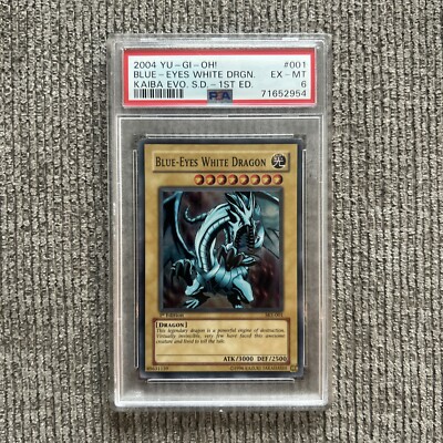 YuGiOh Blue Eyes White Dragon PSA 6 SKE 001-image