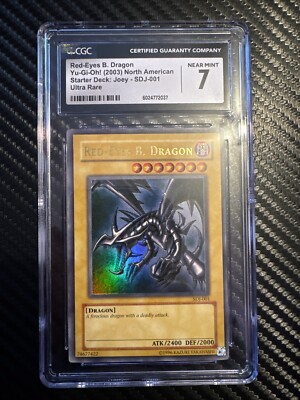 Red-Eyes B. Dragon North American Starter Deck: Joey SDJ-001 Ultra Rare 2003 -image
