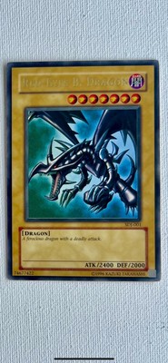 NM Ultra Rare Red-Eyes B. Dragon Yu-Gi-Oh Card SDJ-001 Starter Deck: Joey-image