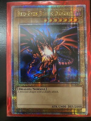 Yugioh! Red-Eyes Black Dragon 25th Anniversary LC01-EN006 Quarter Century Rare-image