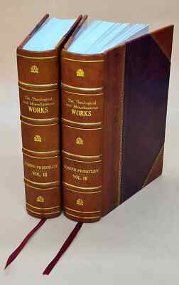 The Theological And Miscellaneous Works V. 3-4 1832 [Leather Bound] Set Of 2-image