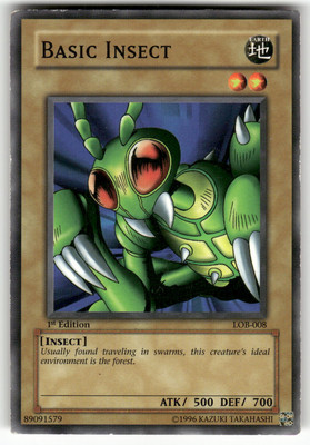 Basic Insect The Legend of Blue Eyes White Dragon Yugioh Lightly played-image