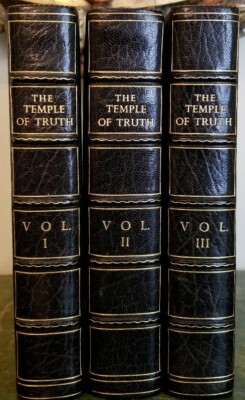 Temple of Truth by C. E. De Coetlogon [2nd Edition][3 Volume Set][Fine Binding]-image