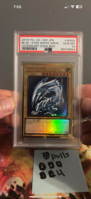 Blue-Eyes White Dragon LGB1-JPS02 PSA 10-image