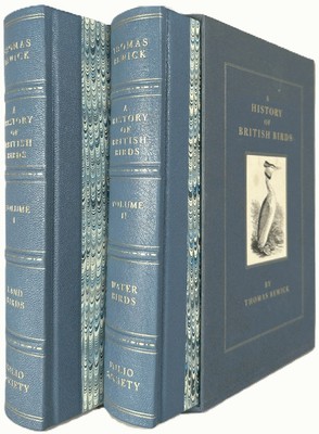 A History of British Birds 2 Vol Set: Thomas Bewick (Folio Society)-image