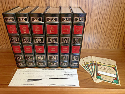 Easton Press Winston Churchill The Second World War Complete 6 Vol Leather Set-image