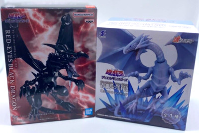 Yu-Gi-Oh! Duel Monsters Blue Eyes White Dragon Red Eyes Black Dragon Figure Set-image