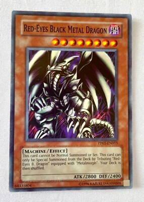 Yugioh! Red-Eyes Black Metal Dragon Super Rare Holo PP01-EN015 Card-image