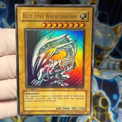 Yugioh Blue-eyes White Dragon Sdk-E001 1st Edition-image