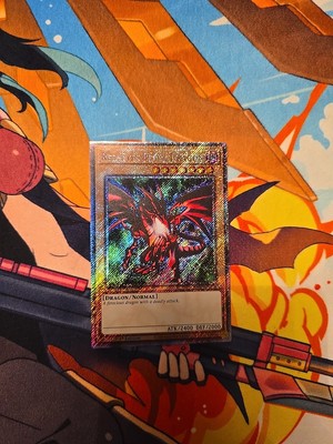 Red-Eyes Black Dragon (PCJ Art) - RA04-EN109 - Platinum Secret Rare 4th Art-image