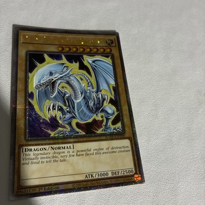 Blue-Eyes White Dragon (7th Art) (Quarter Century Secret Rare) RA04-EN108...-image