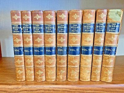 Alexander Pope 9 Volume Set 1751-image