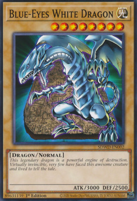 1X NM Blue-Eyes White Dragon - SDWD-EN002 - Common - yugioh tcg-image