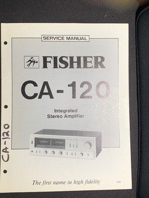 Fisher CA-226 Service Manual Integrated Stereo Amplifier Original-image