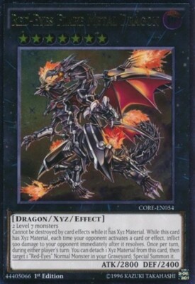 1x Red-Eyes Flare Metal Dragon | CORE-EN054 | UTR | Unlimited | Near Mint-image