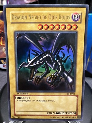 Dragón Negro De Ojos Rojos BIJ-S001 1a Edición Red Eyes Black Spanish -image