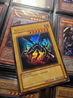 Red-Eyes B. Dragon - SDJ-001 - Ultra Rare - Unlimited Edition Played-image