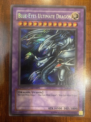 Yugioh Blue-Eyes Ultimate Dragon JMP-EN005 Secret Rare Limited Edition LP/NM 💎-image