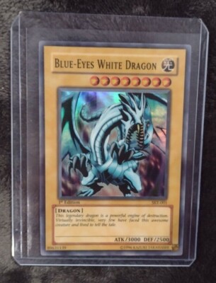 Yu-Gi-Oh TCG - Blue-Eyes White Dragon - SKE-001 - Super Rare - 1st Edition-image