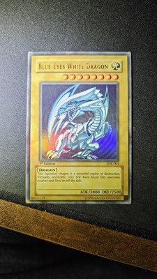 Yugioh Blue-Eyes White Dragon SDK-001 1st Edition! Asian English ULTRA RARE-image