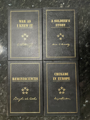Memoirs of World War 2 Generals, Easton Press 4 Volume Set War As I Knew It-image