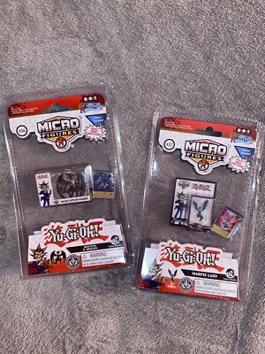 Lot of 2 Worlds Smallest Yu-Gi-Oh! Harpie Lady & Red Eyes Black Dragon-image