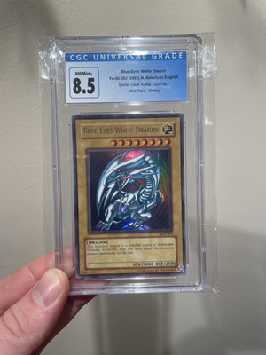 Blue-Eyes White Dragon SDK-001 CGC 8.5 MINT-image